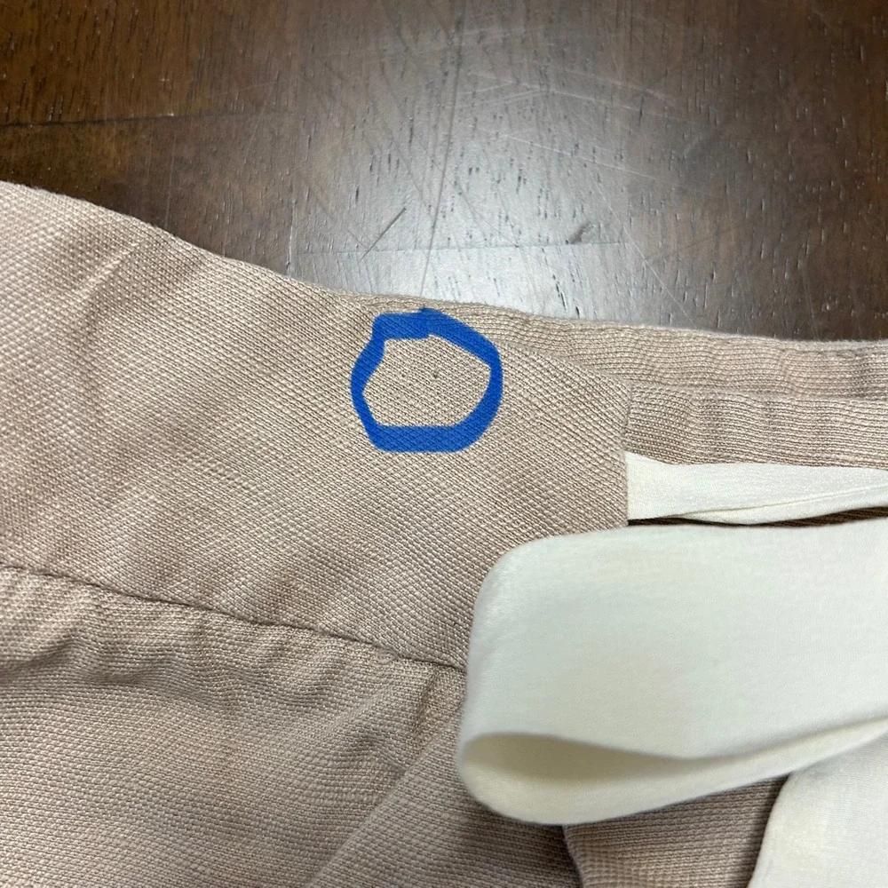 ARITZIA WILFRED Allegra Linen Blend Short in Tan Size 0 - Picture 12 of 16